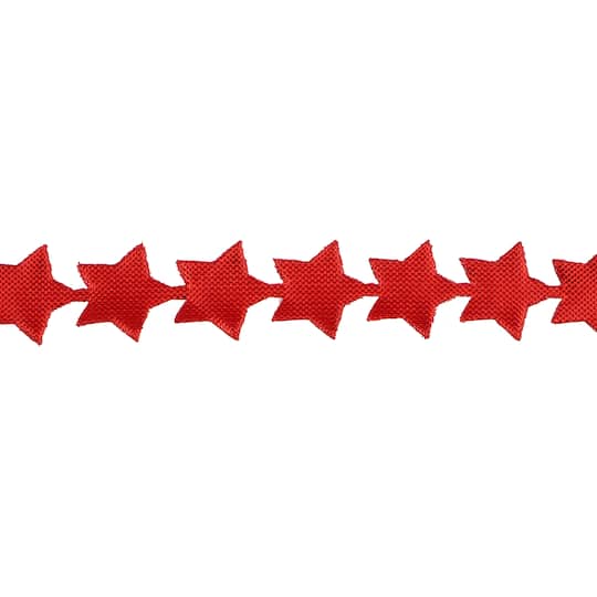 5/8" x 5yd. Red Metallic Stars Ribbon by Celebrate It®